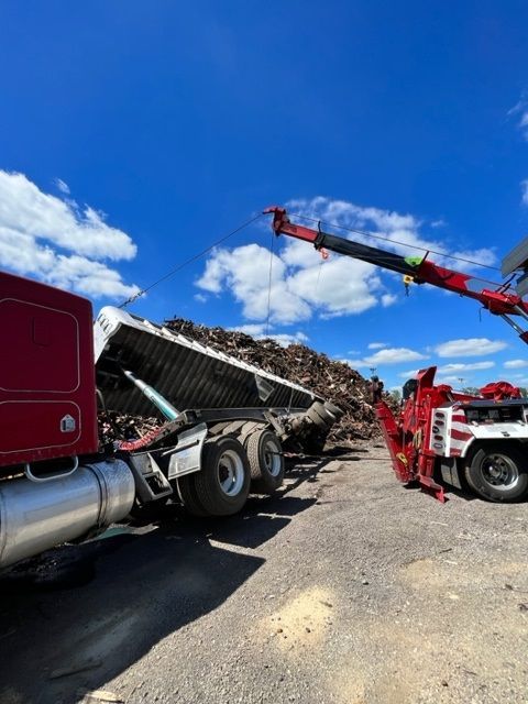 Truck In Action — Fort Wayne, IN — Blue Eagle Towing
