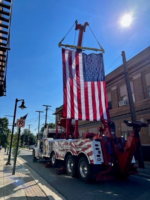 Pulling American Flag — Fort Wayne, IN — Blue Eagle Towing