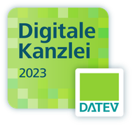 Klicken Sie hier für weitere Informationen, um auf die entsprechende Seite weitergeleitet zu werden. Digitale Kanzlei 2023, Datev