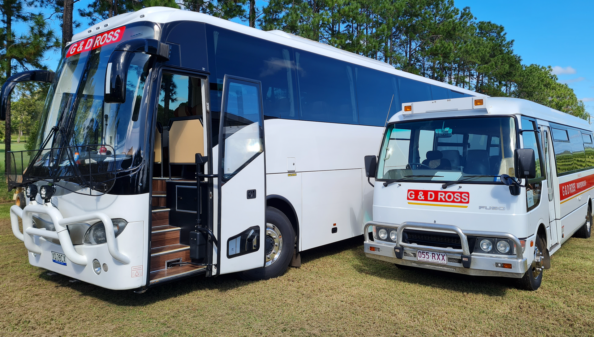 Mini Bus and Large Bus — G & D Ross Bus Charters In Magnolia, QLD
