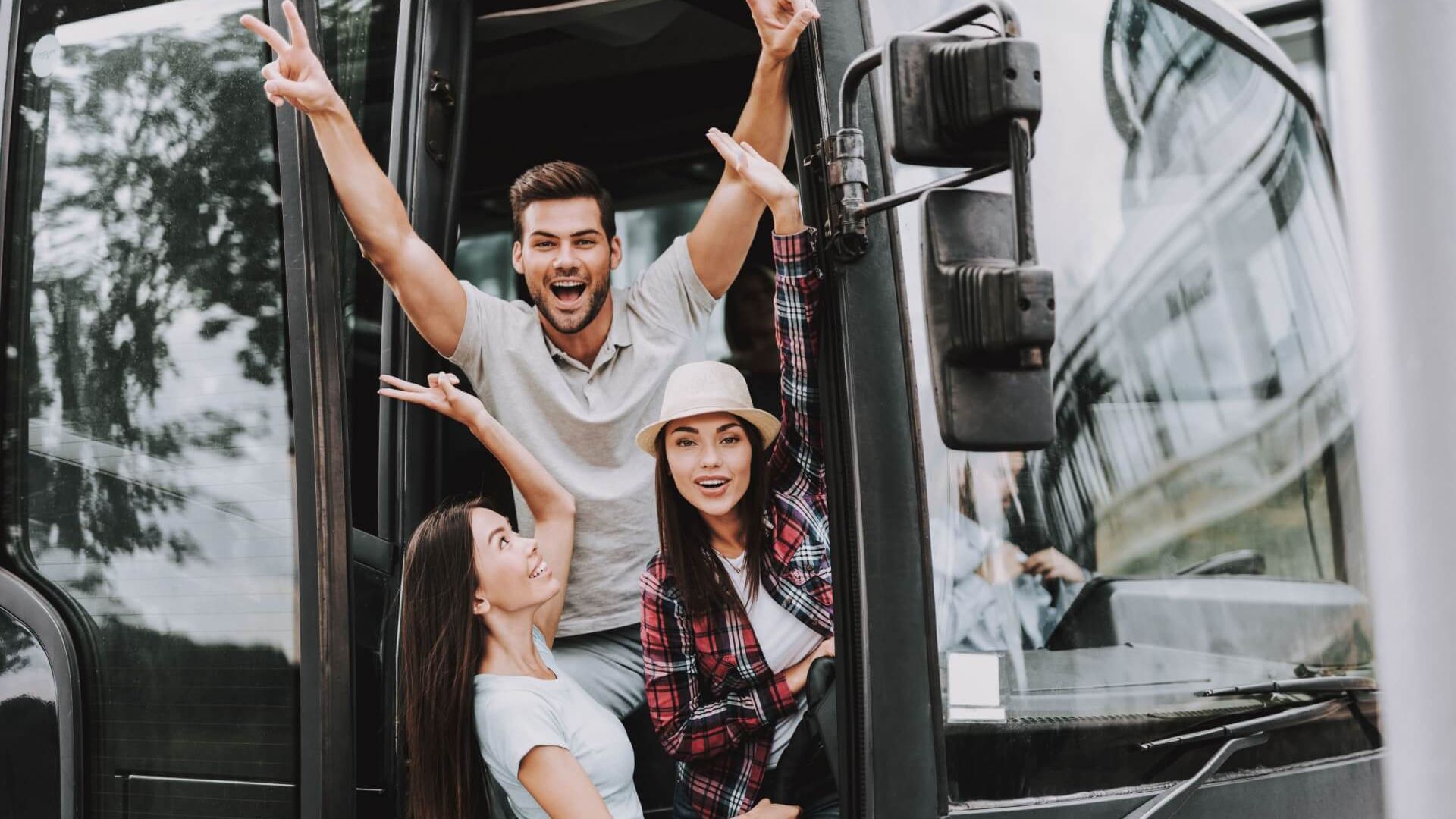 A Group of People Are Getting Off a Bus — G & D Ross Bus Charters In Magnolia, QLD