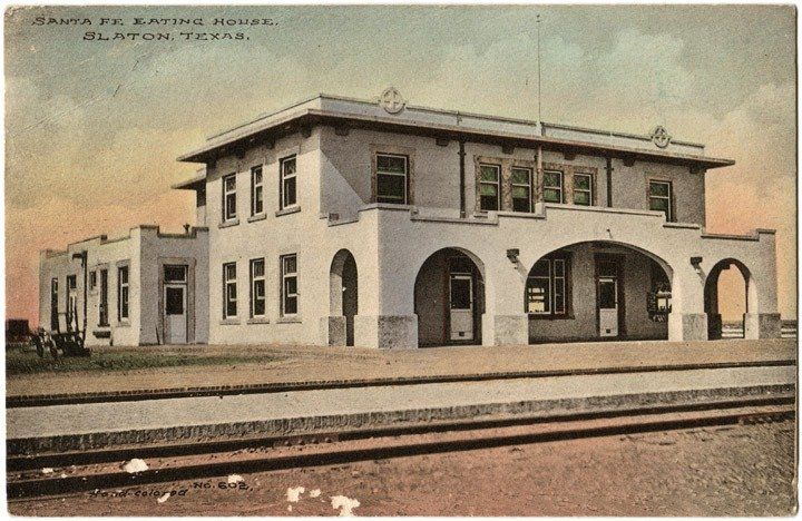 old-harvey-house-postcard