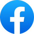 Facebook logo: white 