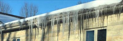 Icicles — Omaha, NE — Emerald Roofing
