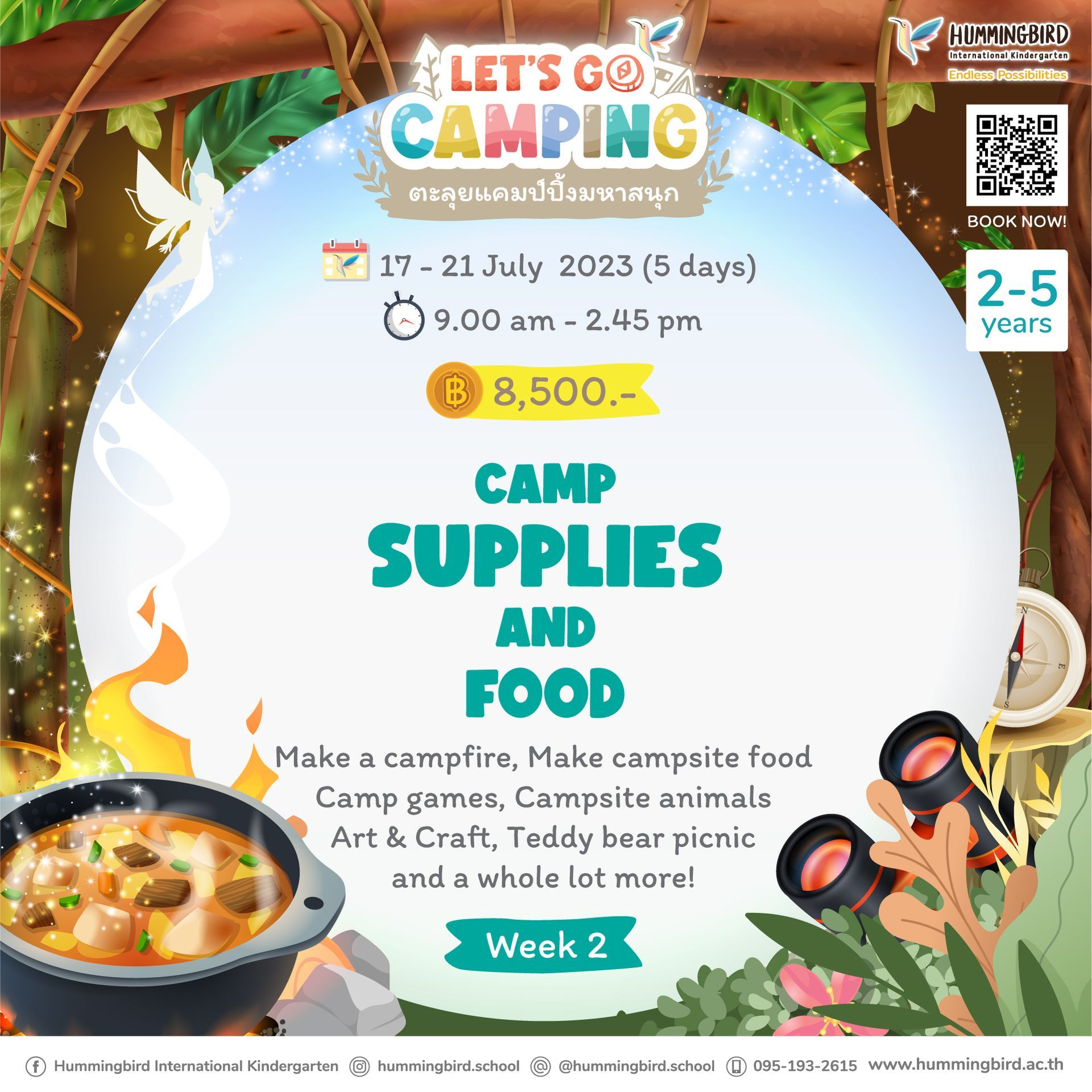 Let 's go camping camp supplies and food week 2