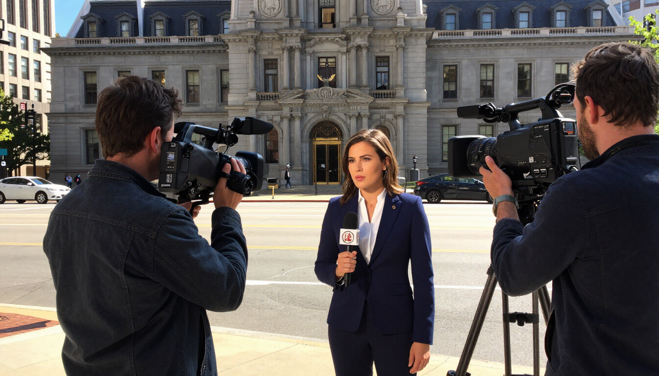Reporter live at Atlanta City Hall