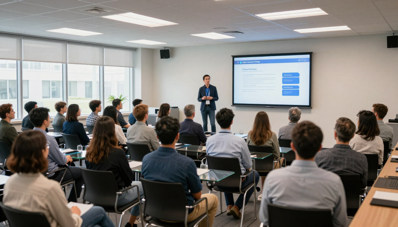 Startup pitch event at Atlanta Tech Village