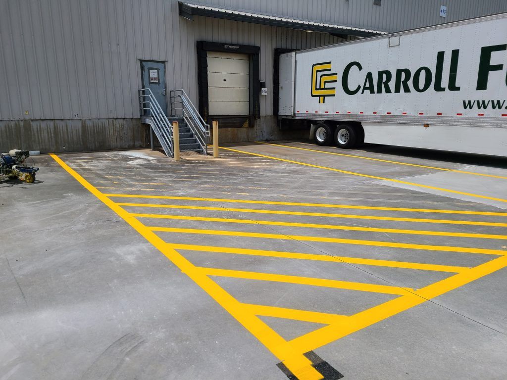 Commercial striping — Apollo Beach, FL — EGA Parking Lot Striping & Pressure Washing