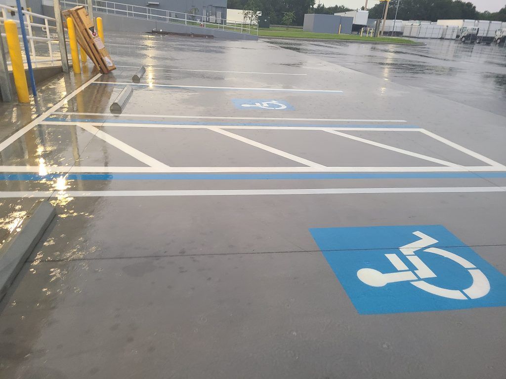 Parking lot striping — Apollo Beach, FL — EGA Parking Lot Striping & Pressure Washing