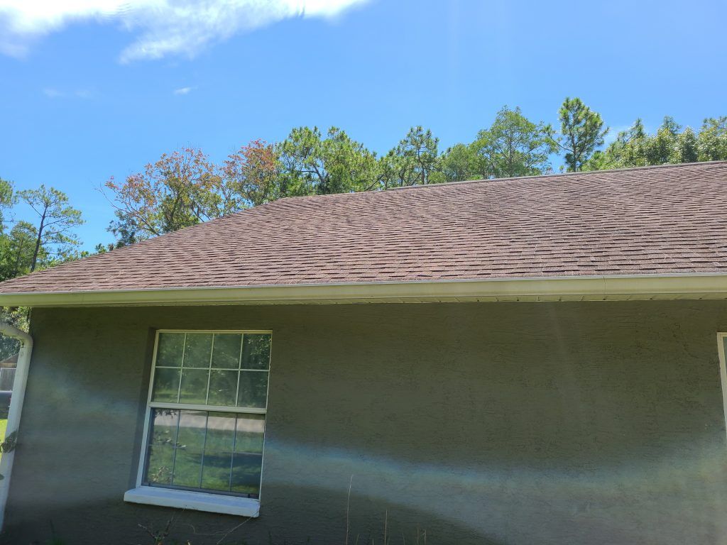 House roof after washing — Apollo Beach, FL — EGA Parking Lot Striping & Pressure Washing