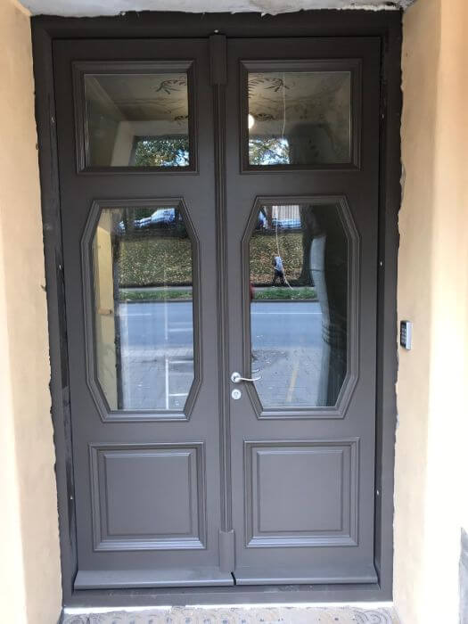 Jūgendstila masīvkoka ārdurvju, iekšdurvju un stikla iekšdurvju izgatavošana un montāža | SCO būve