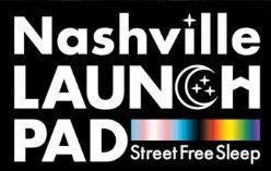 The logo for the nashville launch pad street free sleep.