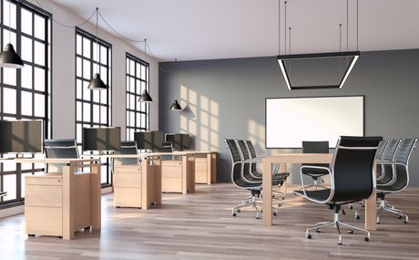 Office Furniture — Office Furniture with Brown Tables in Eatontown, NJ