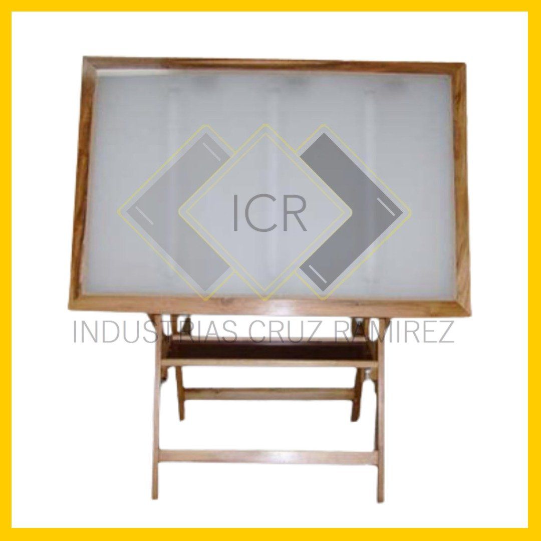 mesa-de-dibujo-arquitectura-caja-luz-madera-calco-bandeja-pliego-medio