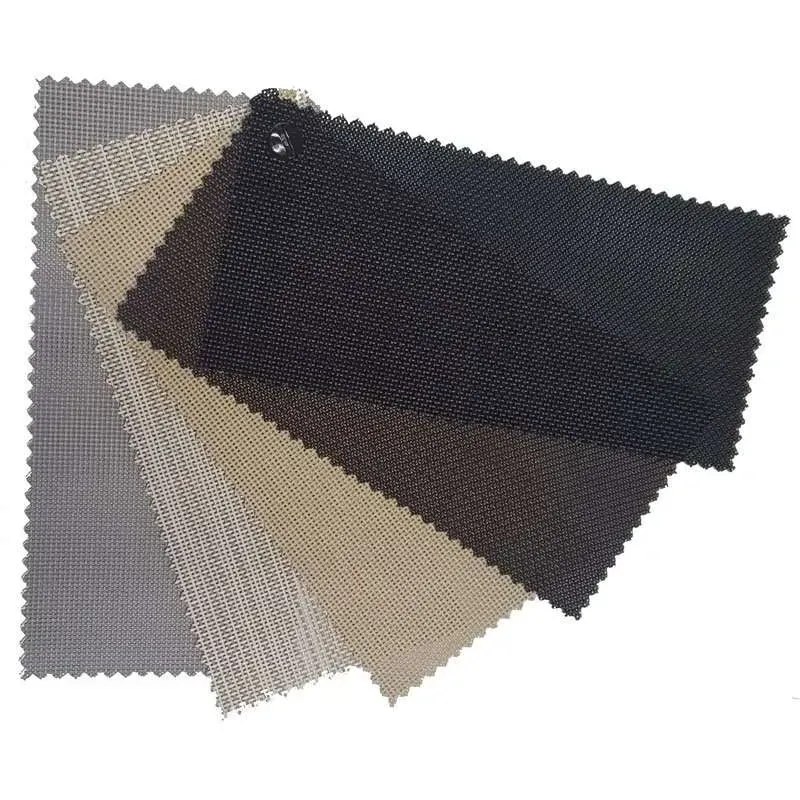 Three pieces of fabric are stacked on top of each other on a white background.
