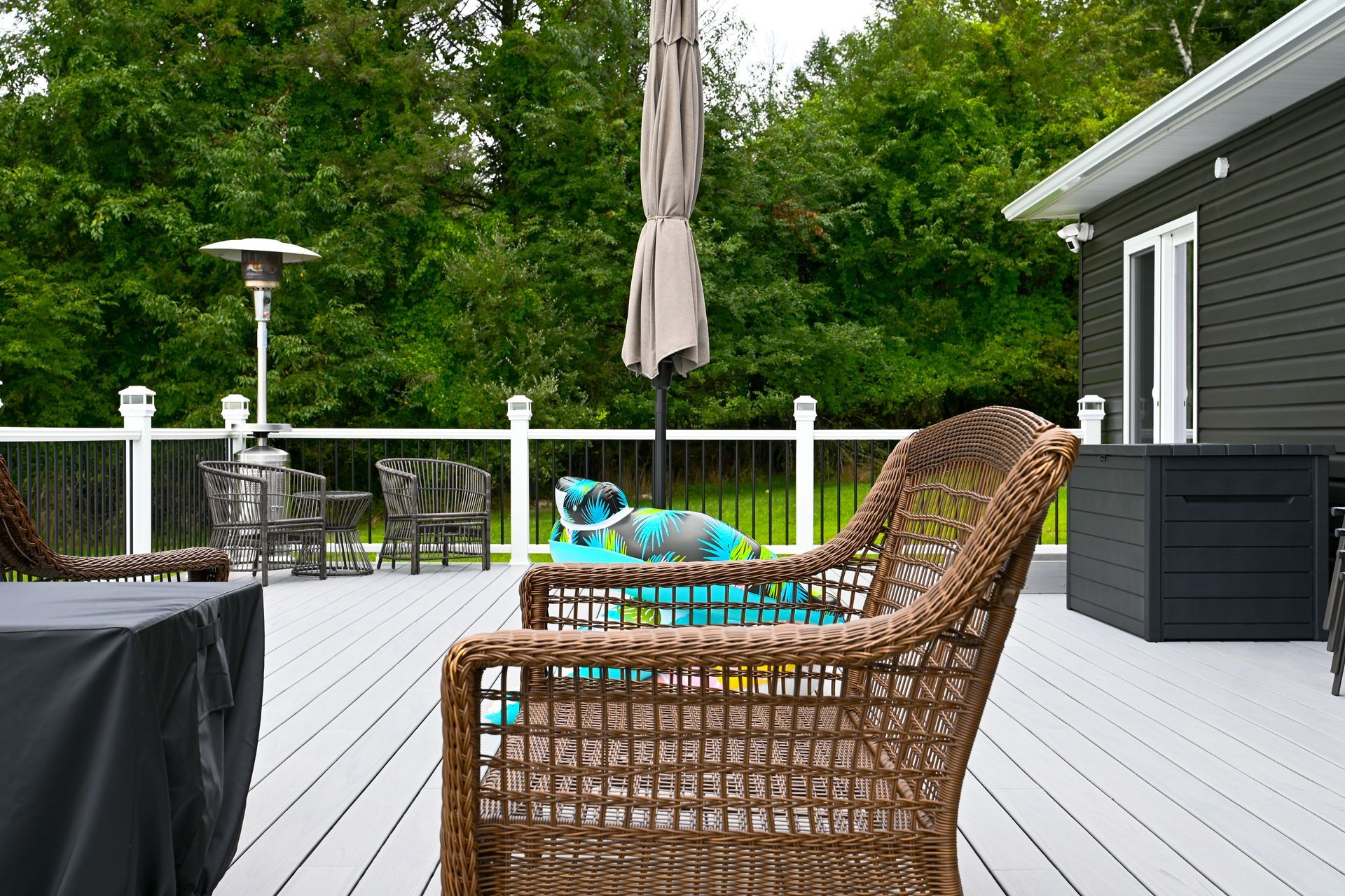 Outdoor deck created by WS Design & Build