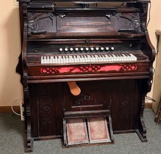 The very first organ for the United Methodist Church, likely from 1909.