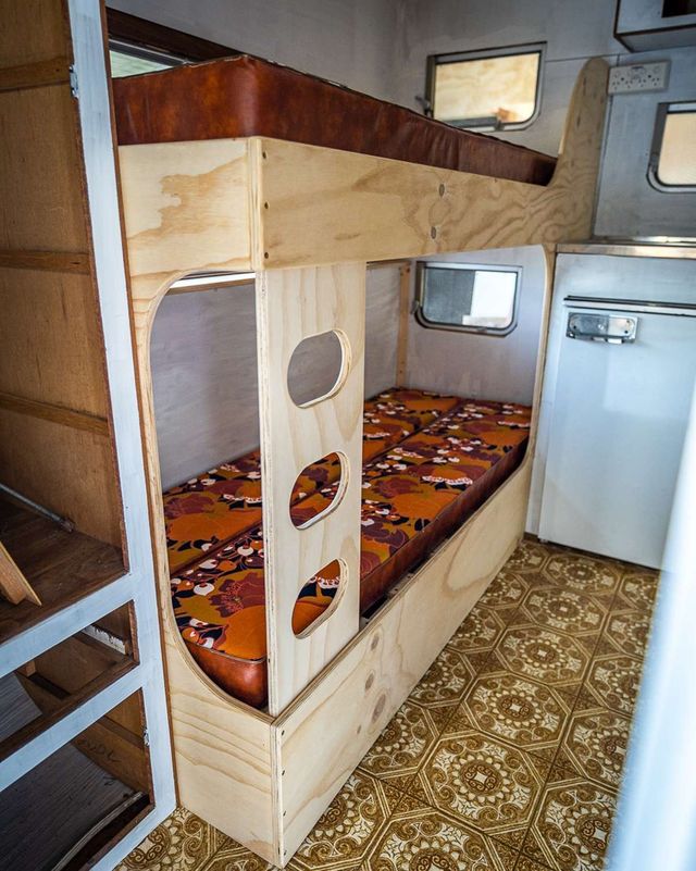 Bernie The Caravan, Caravan Bunk Bed Diy