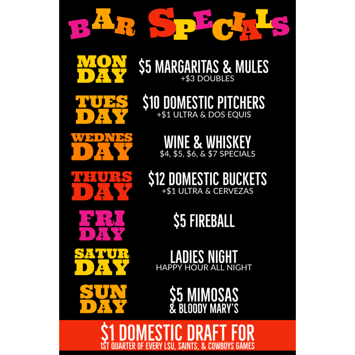 Daiquiri Express - Blanchard Sports Bar | Daiquiri Express