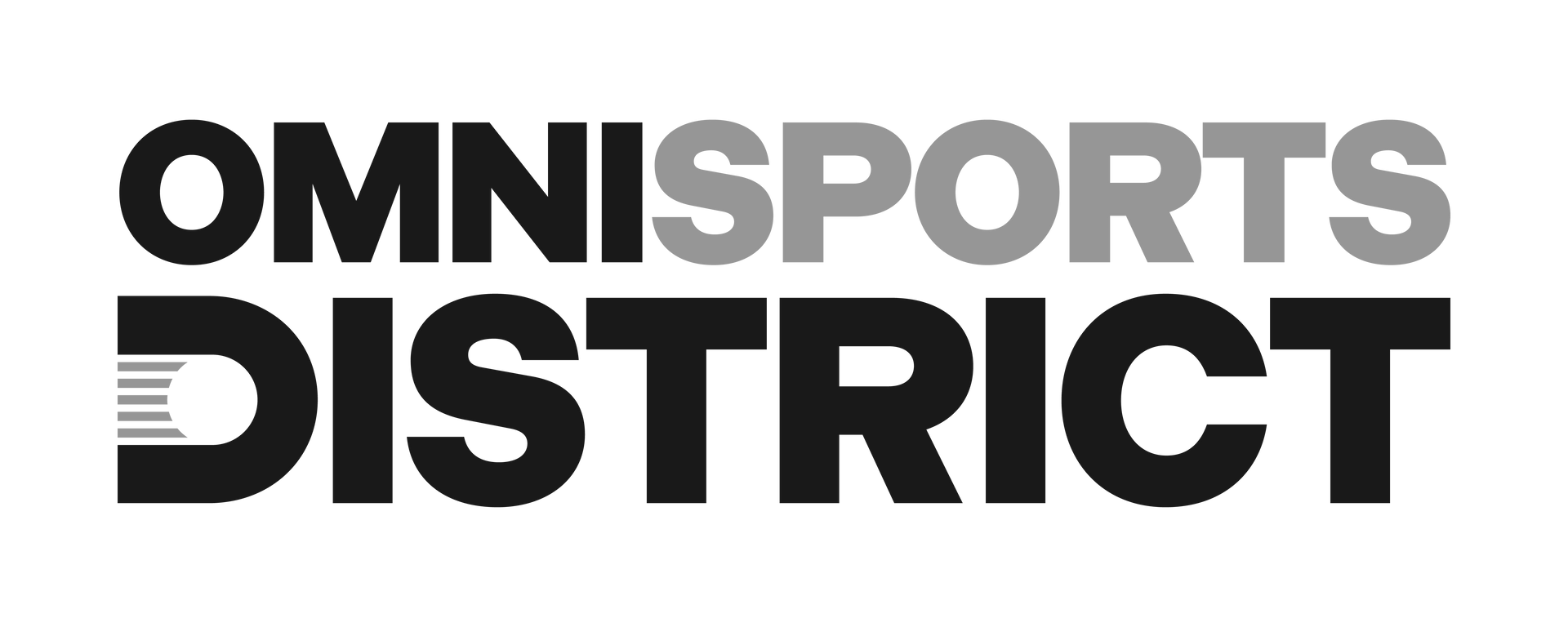 Logo for OmniSports District, with 