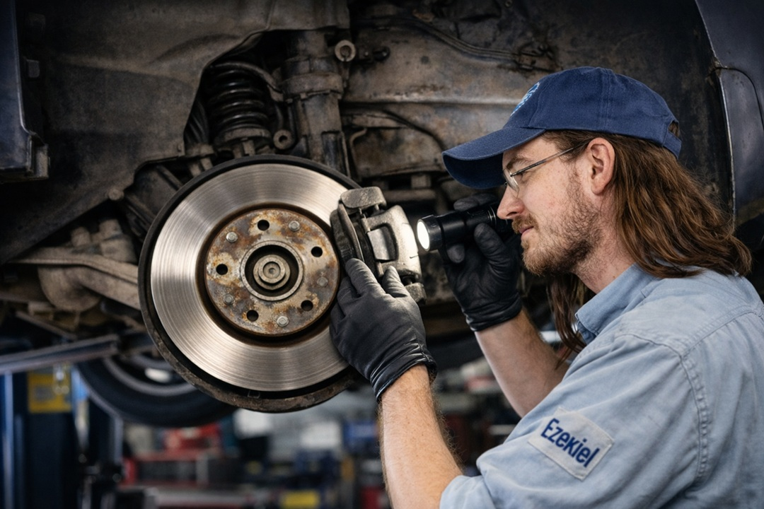 Brake inspection service at San Juan Auto Smog