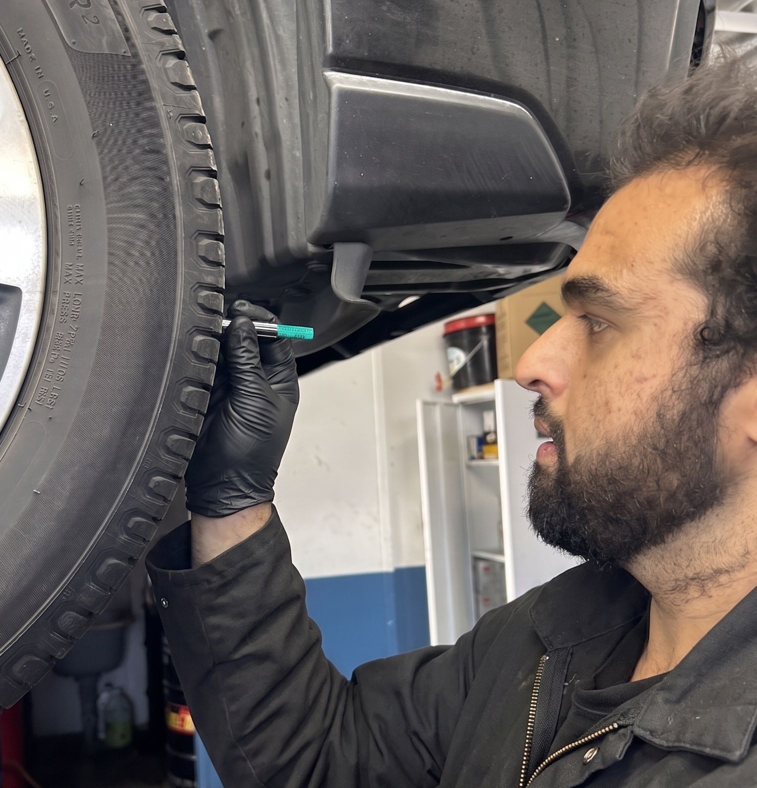Checking key components during a multi-point inspection to help Fair Oaks drivers catch issues before they become costly