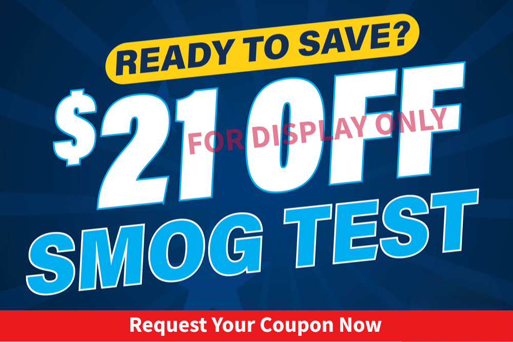 Smog test discount coupon
