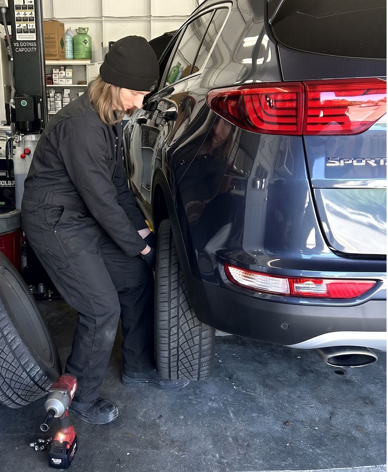 Professional tire rotation service to extend tire life and improve handling