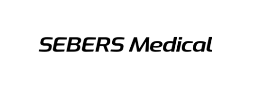A black and white logo for sebers medical on a white background.