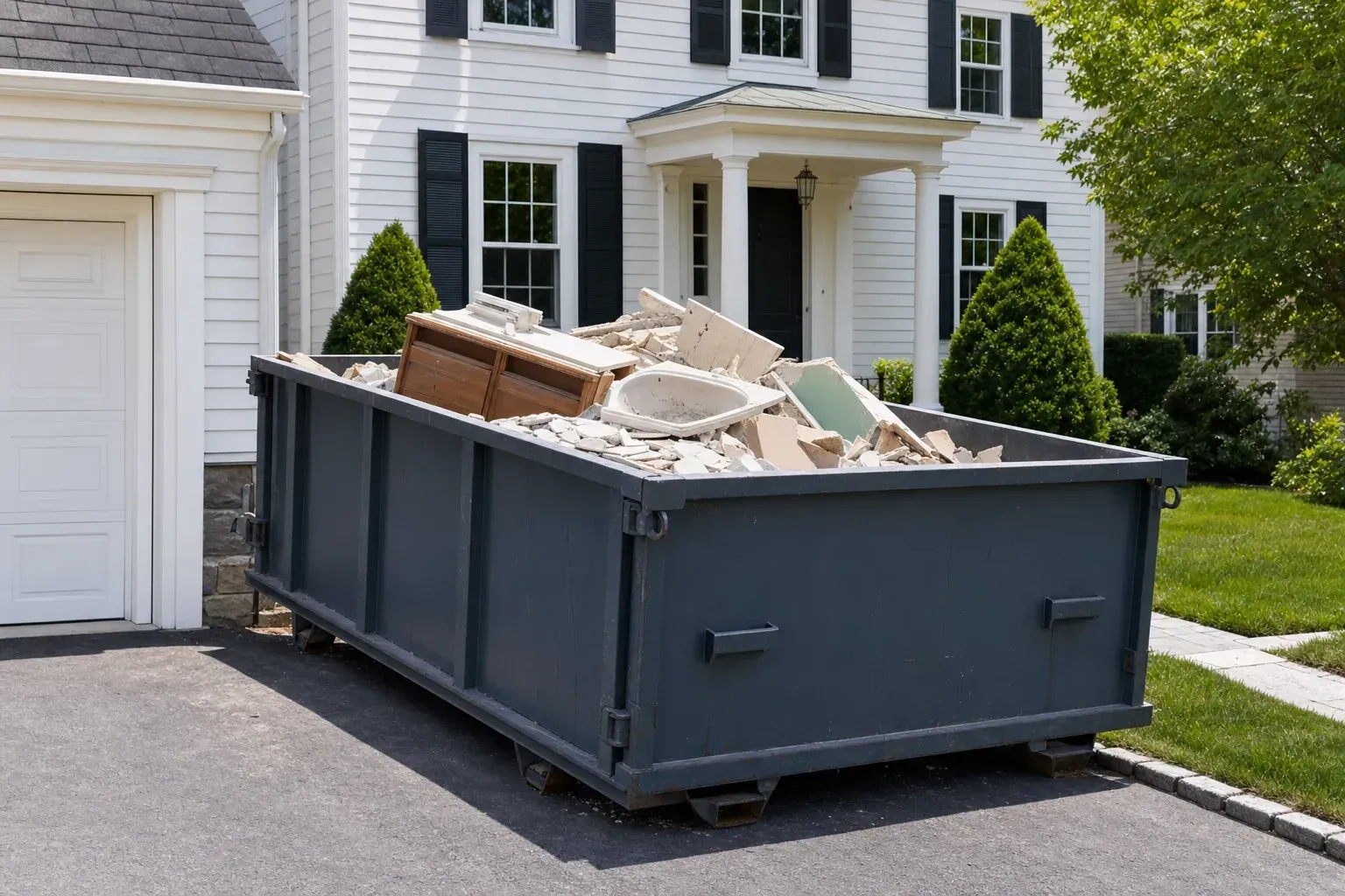 10 yard dumpster bathroom remodel New Rochelle NY