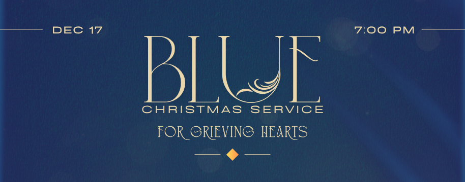 Christmas can be a hard time for some.  This service will be geared to those who are grieving during this season.