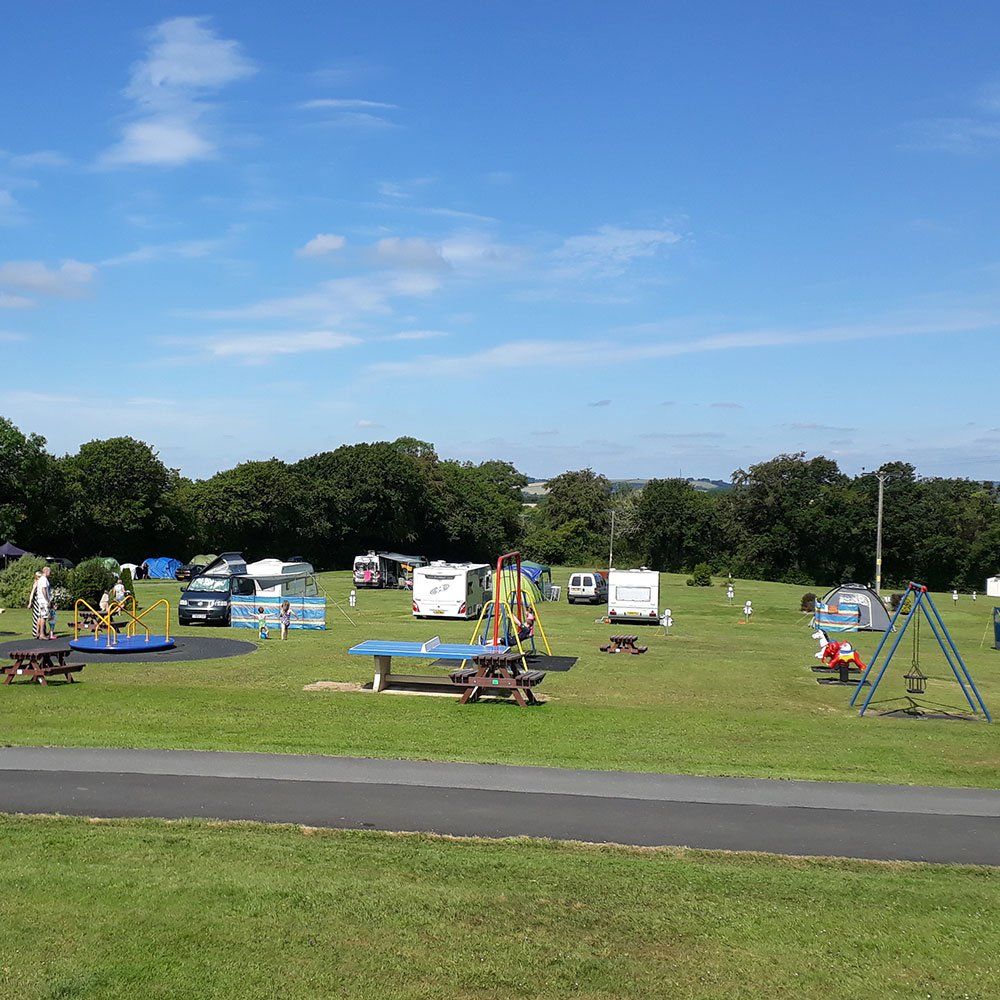 Childrens Playground at Pennymoor Caravan and Camping Park, Modbury