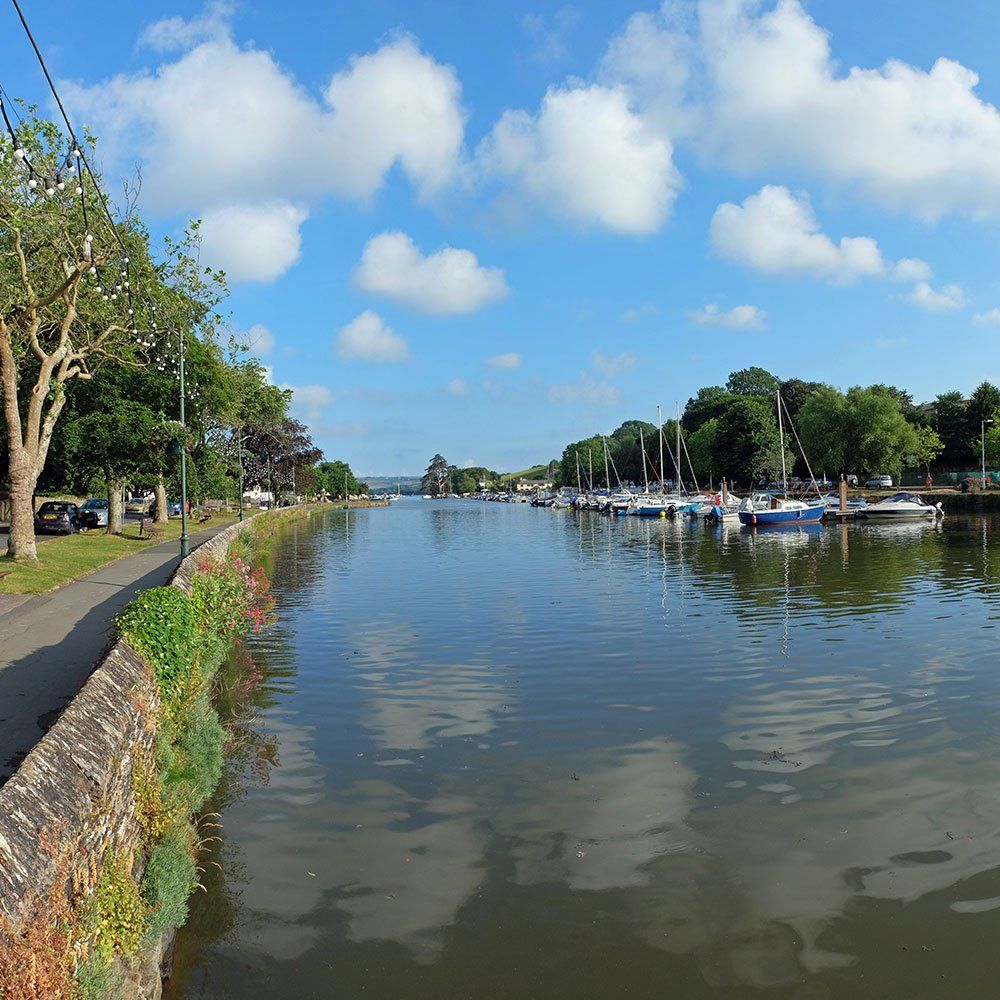 Kingsbridge Estuary near Pennymoor Caravan and Camping Park, South Devon