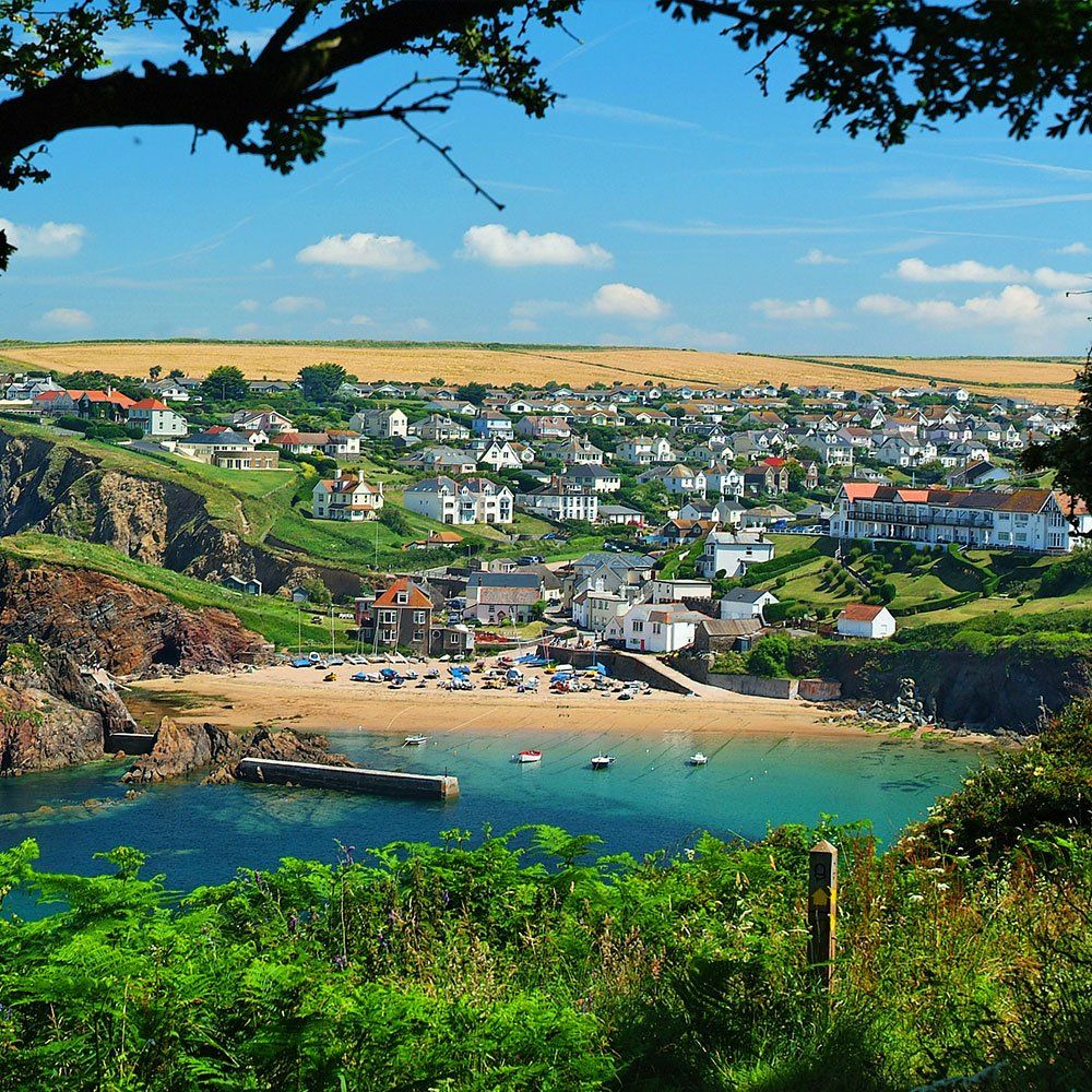 Hope Cove Beach near Pennymoor Camping and Caravan Park