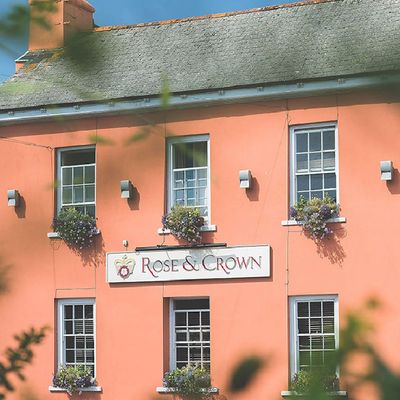 The Rose and Crown near Pennymoor Caravan and Camping park, Modbury