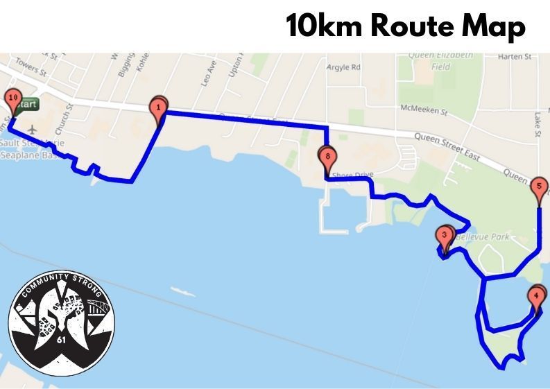 10KM Route Map