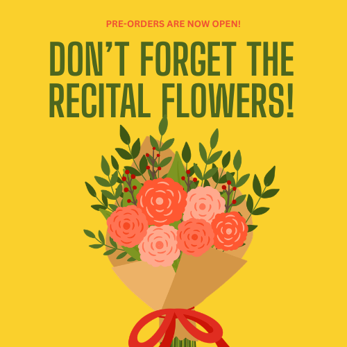 Pre-Order Recital Flowers