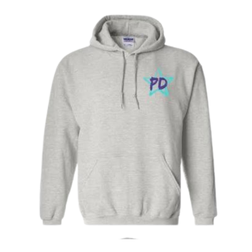 grey graffiti hoodie