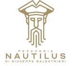 Gold logo of a stylized nautilus with the text “Pesccheria Nautilus di Giuseppe Balestrieri”