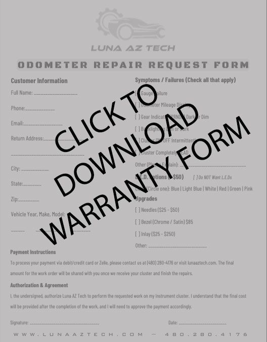 Warranty Form