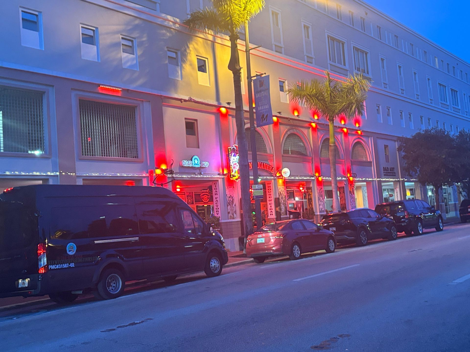 Beautiful Miami Night Tour city lights 