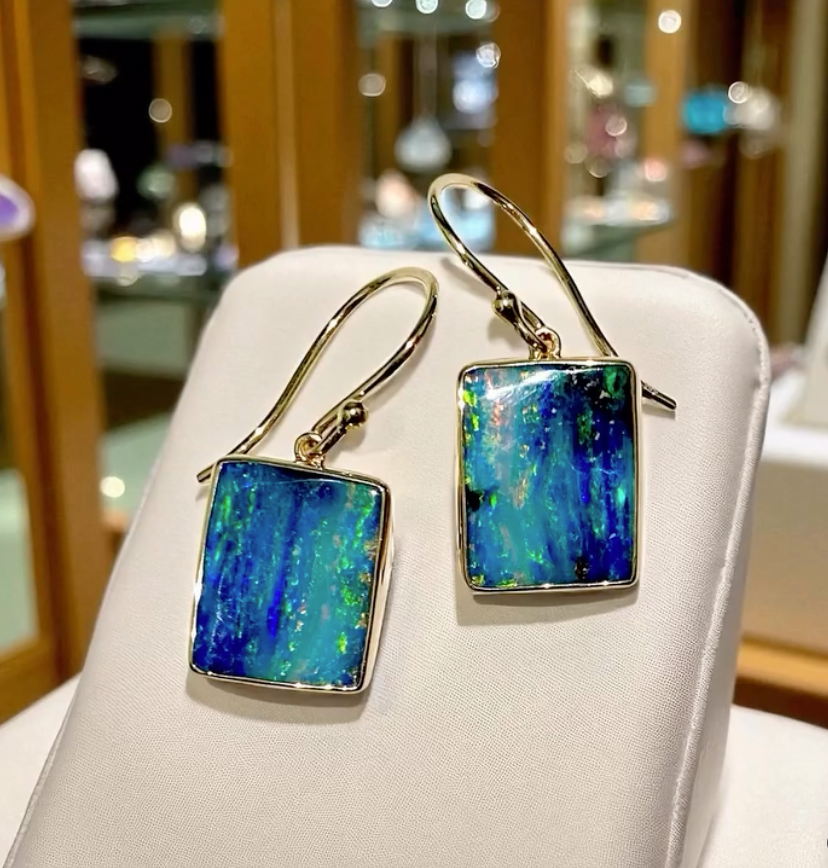 Rose Gold Earrings and Ring Set With Large, Round, Pink-toned Gemstones — Regency Jewellers in Cairns City, QLD