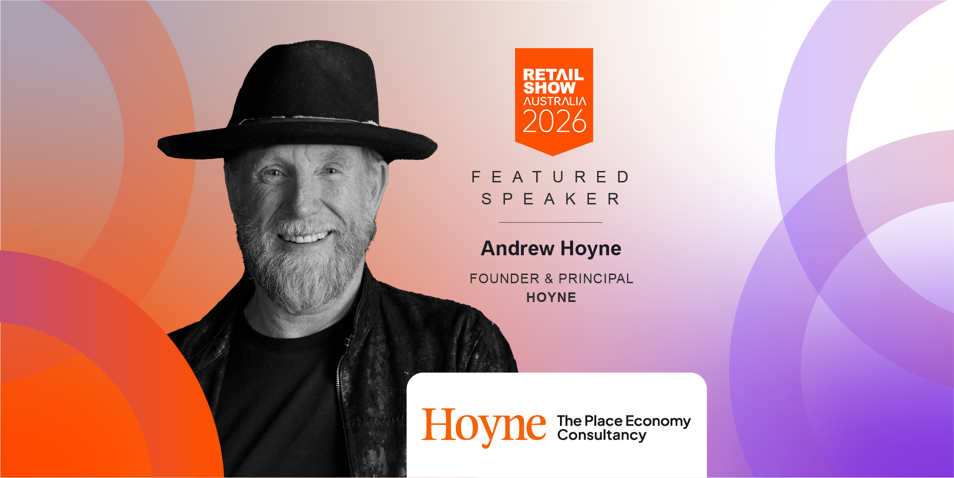 Headshot of Andrew Hoyne next to