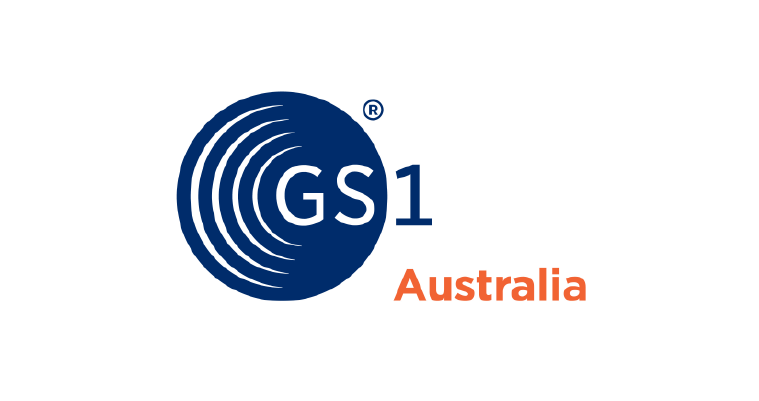 GS1 Australia logo with blue circular emblem and orange “Australia” text