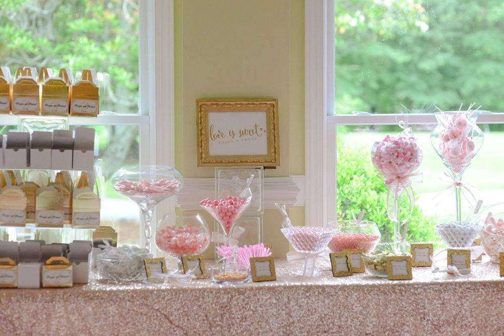 A candy bar is sitting in front of a window.