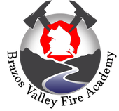 A logo for the brazos valley fire academy