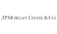 The logo for jpmorgan chase & co. is black and white.