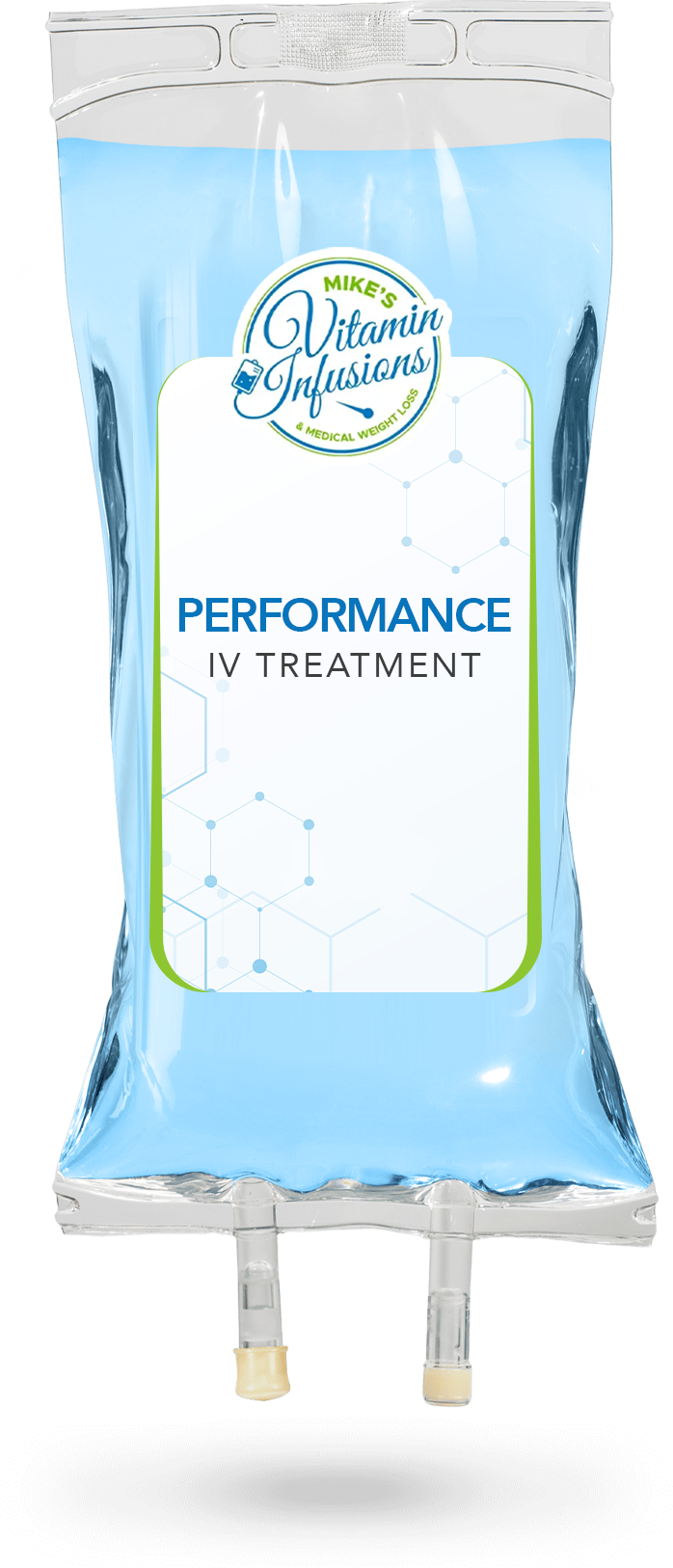IV bag labeled