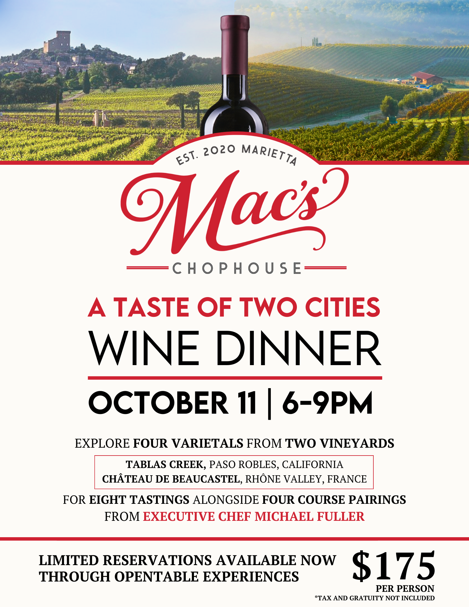 october wine dinner