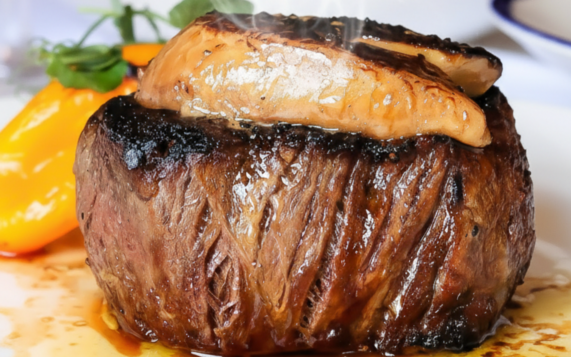 Perfectly cooked steak